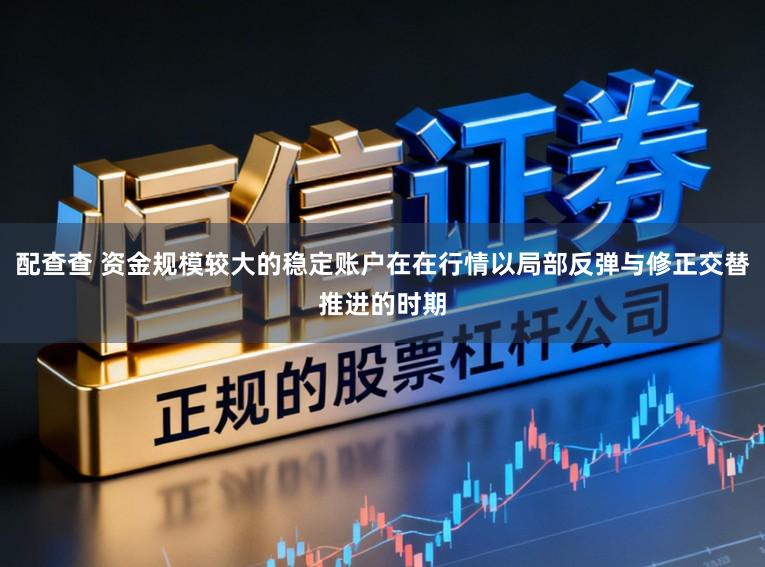 配查查 资金规模较大的稳定账户在在行情以局部反弹与修正交替推进的时期