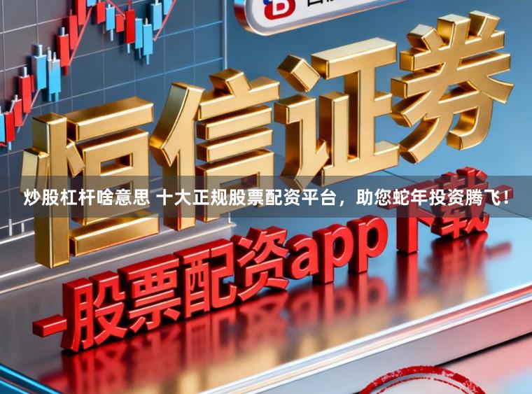 炒股杠杆啥意思 十大正规股票配资平台，助您蛇年投资腾飞！