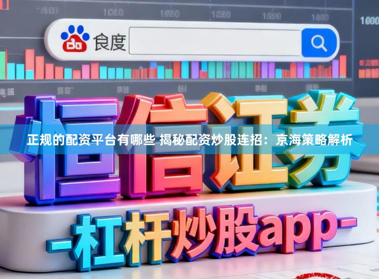 正规的配资平台有哪些 揭秘配资炒股连招:京海策略解析